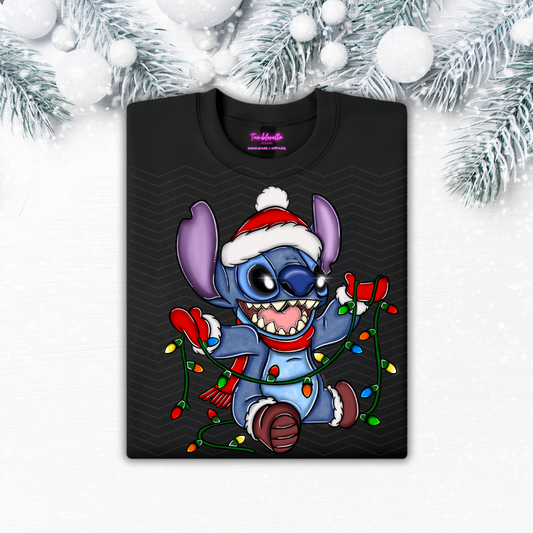 Blue Alien Christmas