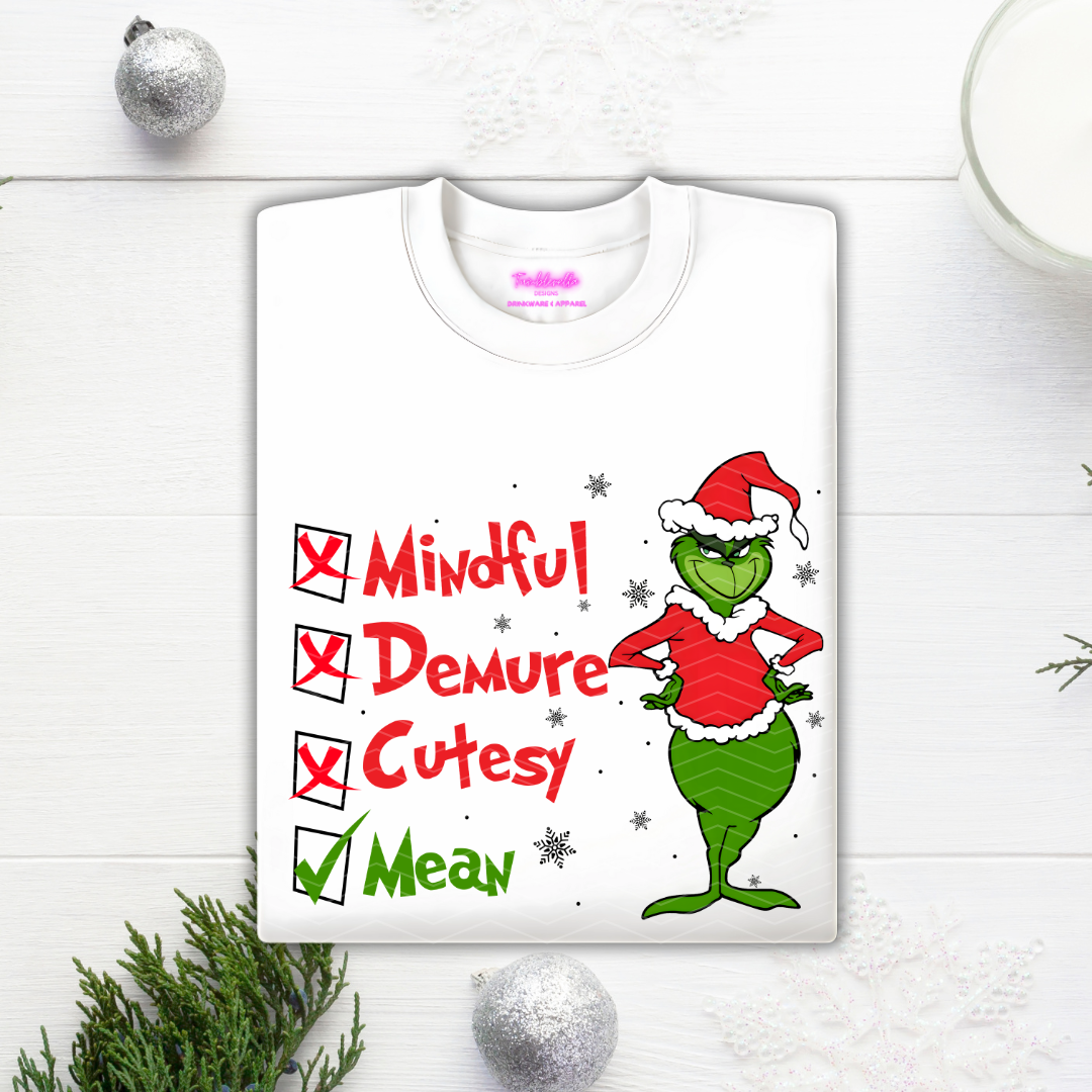 Mindful Grinch Tee