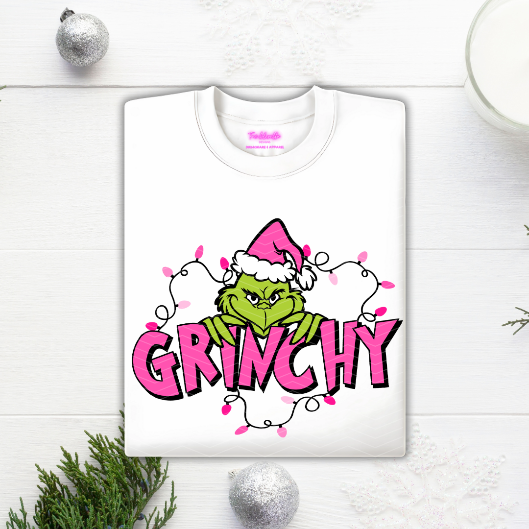 Pink Grinchy Tee